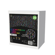 LED Cluster Curtain Manic Multi 100% Twinkle