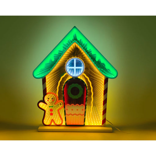 LED Infinity Gingerbread House USB