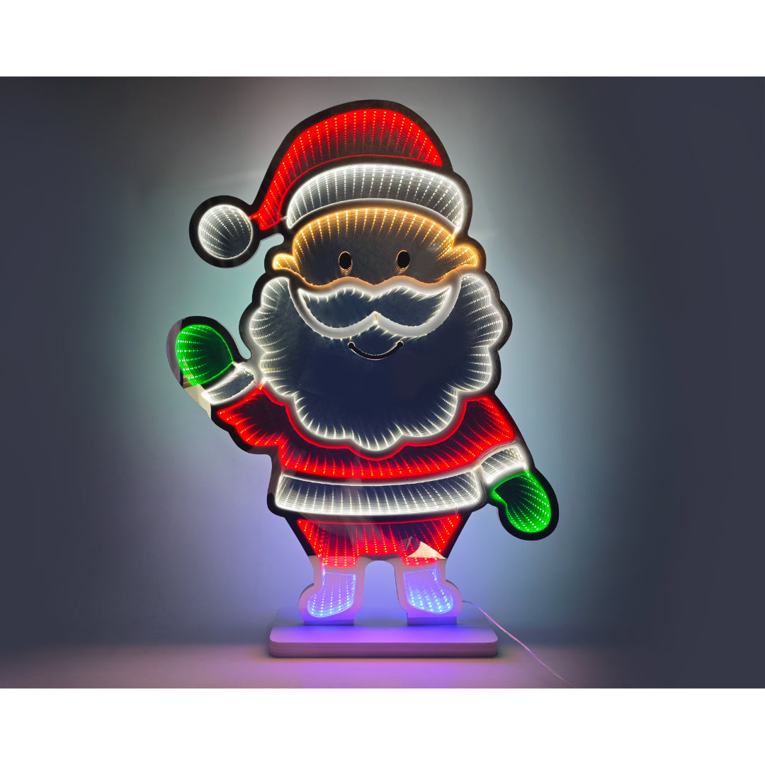 LED Infinity Jumbo Santa 90cm - Roni's — Ronis