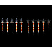 Solar LED Candy Tree/Star Path Lights 5pk Assorted