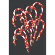 Solar Mini Candy Cane Path Lights 20pk 3