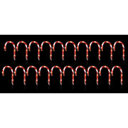 Solar Mini Candy Cane Path Lights 20pk 4