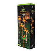 Solar Santa Sleigh Path Set Flashing 5pk