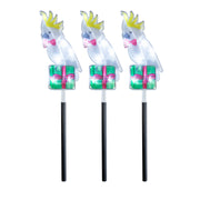 Solar Laser PVC Path Lights Aussie 3pk Assorted 5