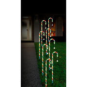 LED Peppermint Path Canes with Bubble Ball 8pk 3