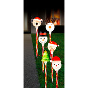 LED Character Candy Path Lights 6pk 9