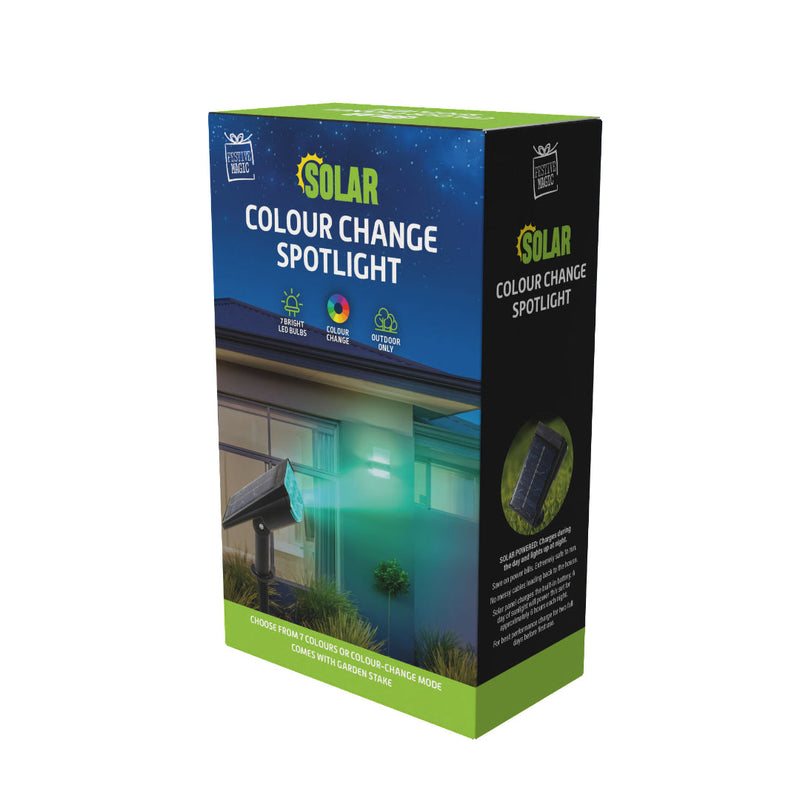 Solar LED Spotlight Colour Change 9