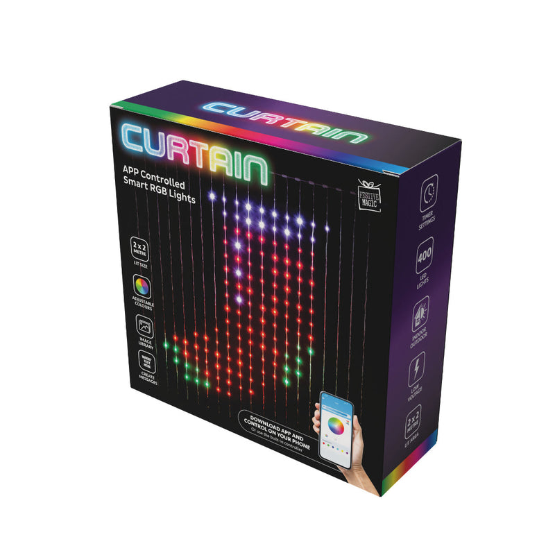 App Lightshow LED Curtain 2x2m 400 Lights image 7