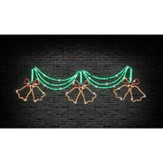 LED R/Light Drape Triple Warm Bells Twinkle image 3