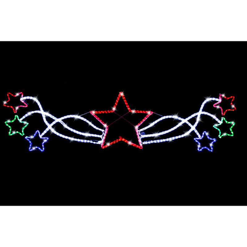 LED Ropelight Star Tail Banner 