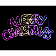 LED R/Light Curve Merry Christmas Carnival