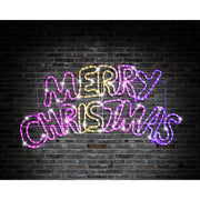 LED R/Light Curve Merry Christmas Carnival image 2