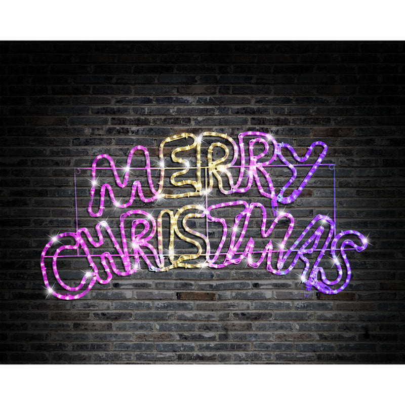 LED R/Light Curve Merry Christmas Carnival image 2