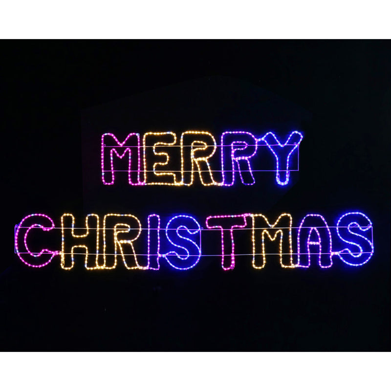 LED Rlight Giant Merry Christmas Carnival