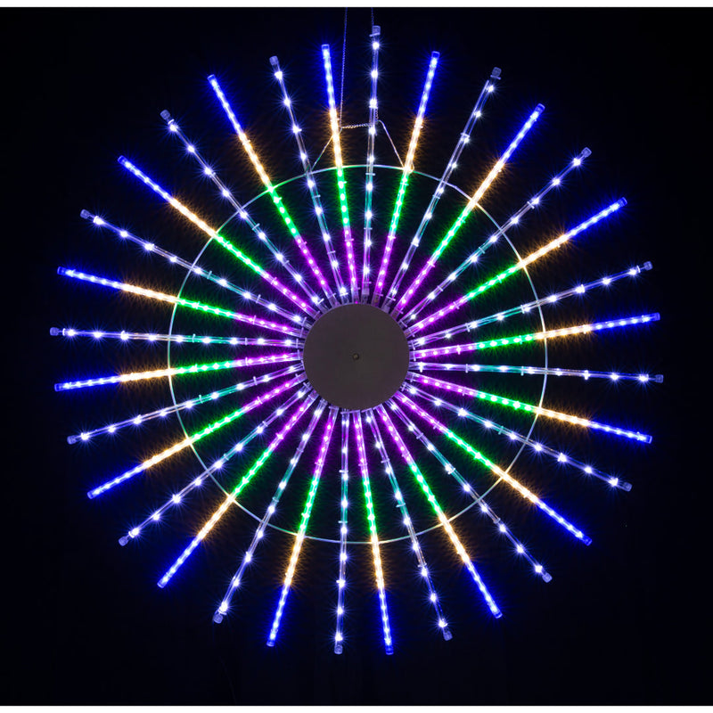 LED Ropelight Fan with Melting Icicles 2