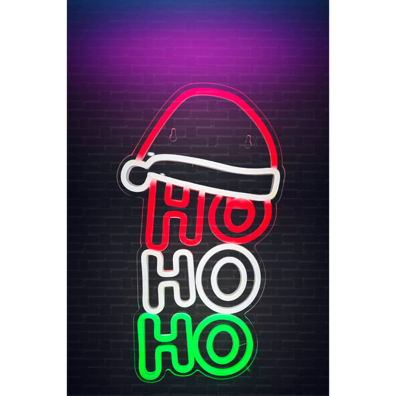 USB LED Neonflex Hohoho Sign 3