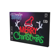 USB LED Neonflex Merry Christmas Antlers