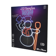 LED Neonflex Waving Snowman Flash Arm
