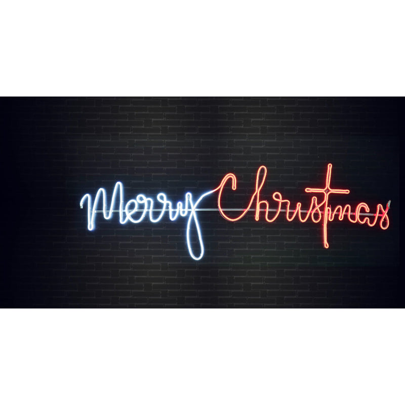 LED Neonflex Cursive Merry Christmas Assorted 4