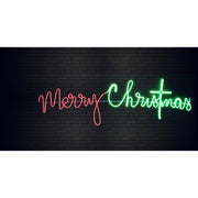 LED Neonflex Cursive Merry Christmas Assorted 5