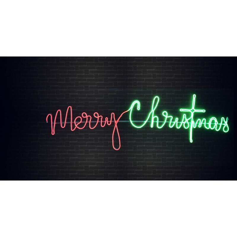 LED Neonflex Cursive Merry Christmas Assorted 5