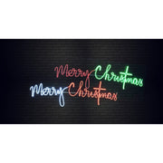 LED Neonflex Cursive Merry Christmas Assorted 6
