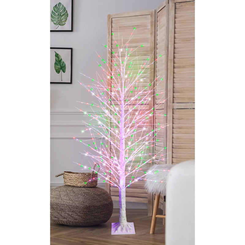 LED Dazzling Birch Tree 180cm Christmas 2