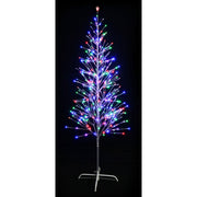 LED Metallic Tree 180cm Twinkle Silver Multi 3
