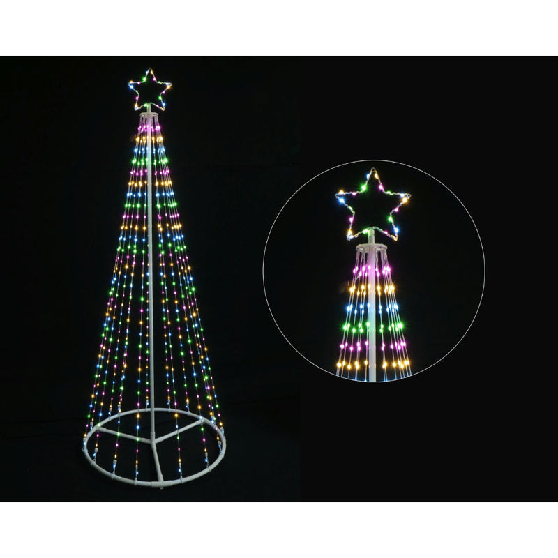 LED Flexi Wire Tree 1.8m Pastel Multi 2