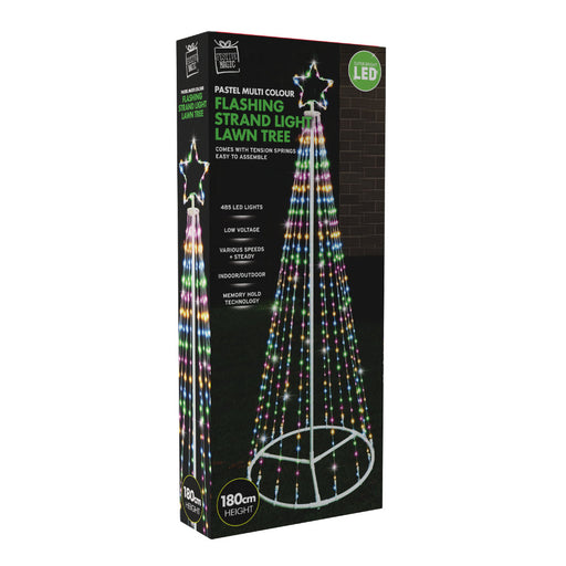 LED Flexi Wire Tree 1.8m Pastel Multi