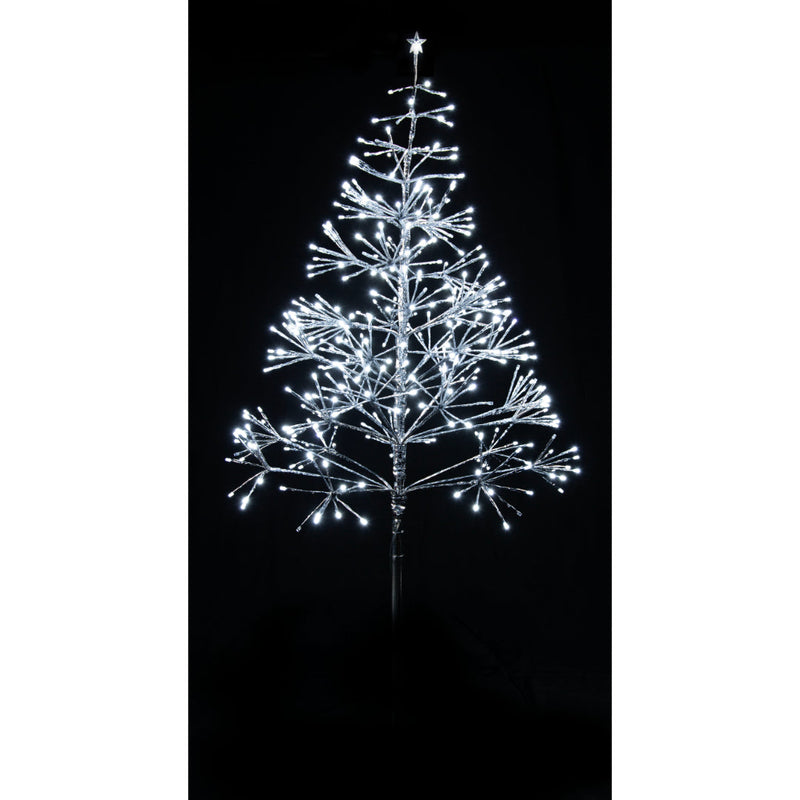 LED Sparkle Tree 135cm Twinkle Silver Cool 3
