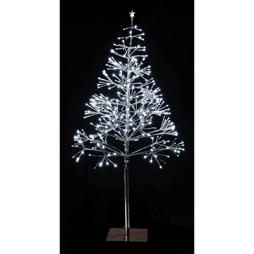 LED Sparkle Tree 135cm Twinkle Silver Cool