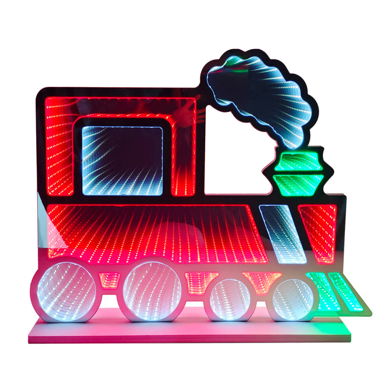 LED Infinity Train Running Wheels 60x47cm