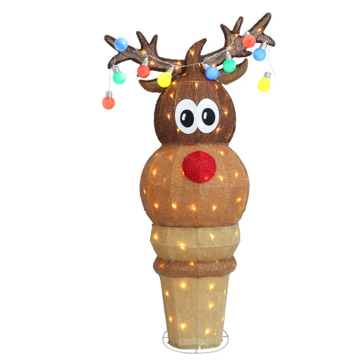 LED Mesh Ice Cream Reindeer/Snowman Twinkle