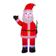 LED Pop Up Tinsel Santa Multi Col Flash 180cm