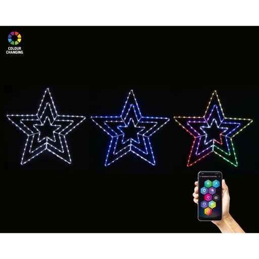 App Lightshow 3in1 Star Motif 82cm