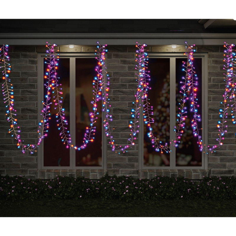 2000 LED carnival cluster Christmas lights