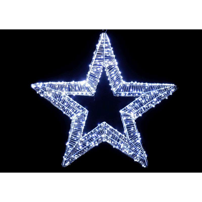 50cm cool white Christmas star with 660 lights