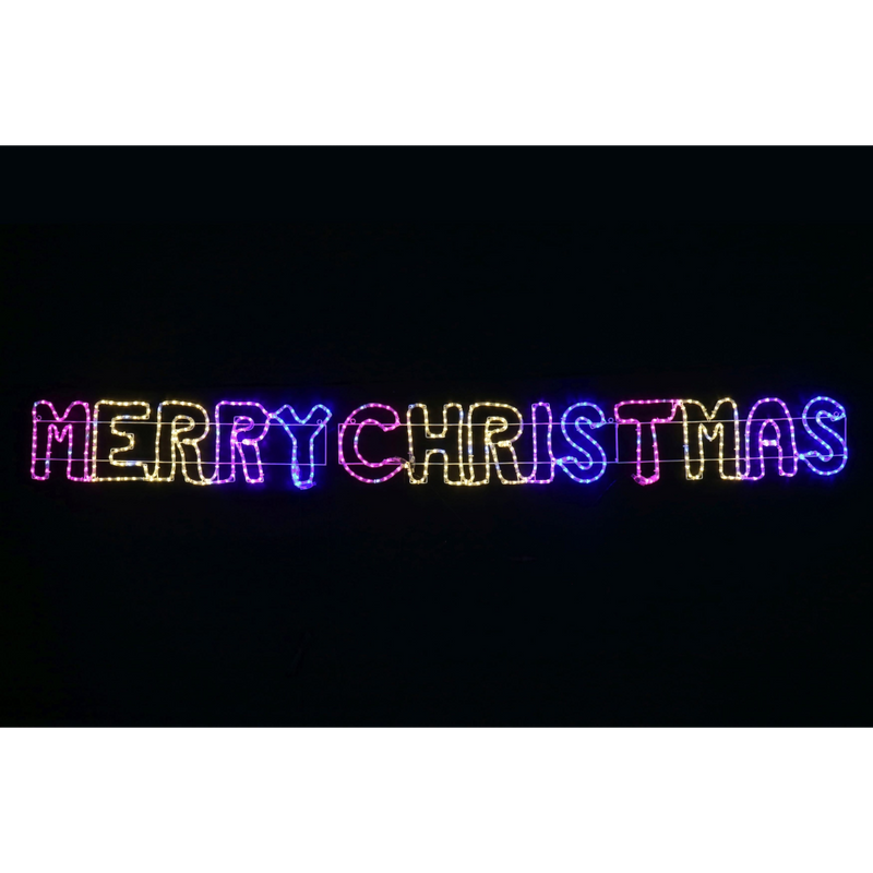 Merry Christmas carnival 2-in-1 rope light Christmas decoration