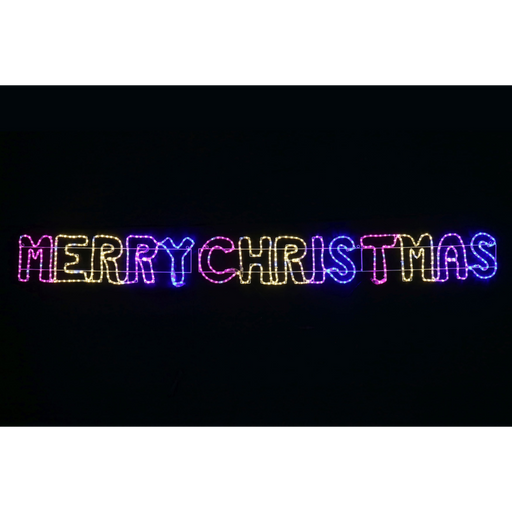 Merry Christmas carnival 2-in-1 rope light Christmas decoration