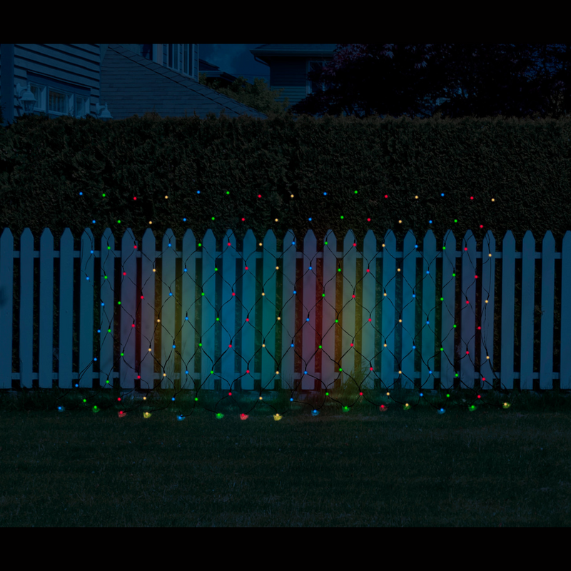 Solar Net Light Multi 250pk