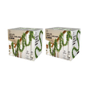 Pre-Lit Garland 10m Assorted