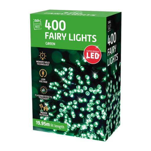 LEDs Flashing 400 Mean Green