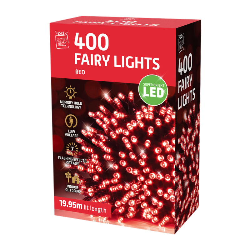 LEDs Flashing 400 Red