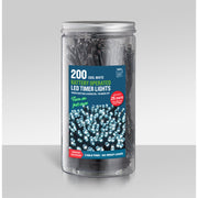 Timer Lights LED 200 Battery Operated In Jar Assorted 2