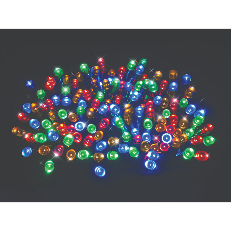 Timer Lights LED 200 Battery Operated In Jar Assorted 5