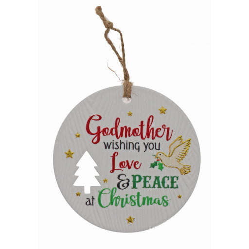 Godmother appreciation holiday wall plaque
