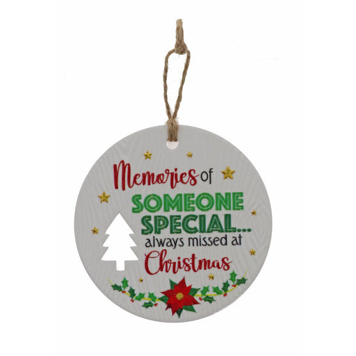 Remembrance holiday plaque for someone special