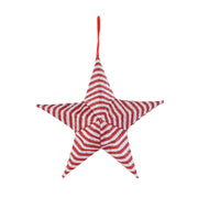 Pop-Up Tinsel Garden Star 40cm Assorted 5