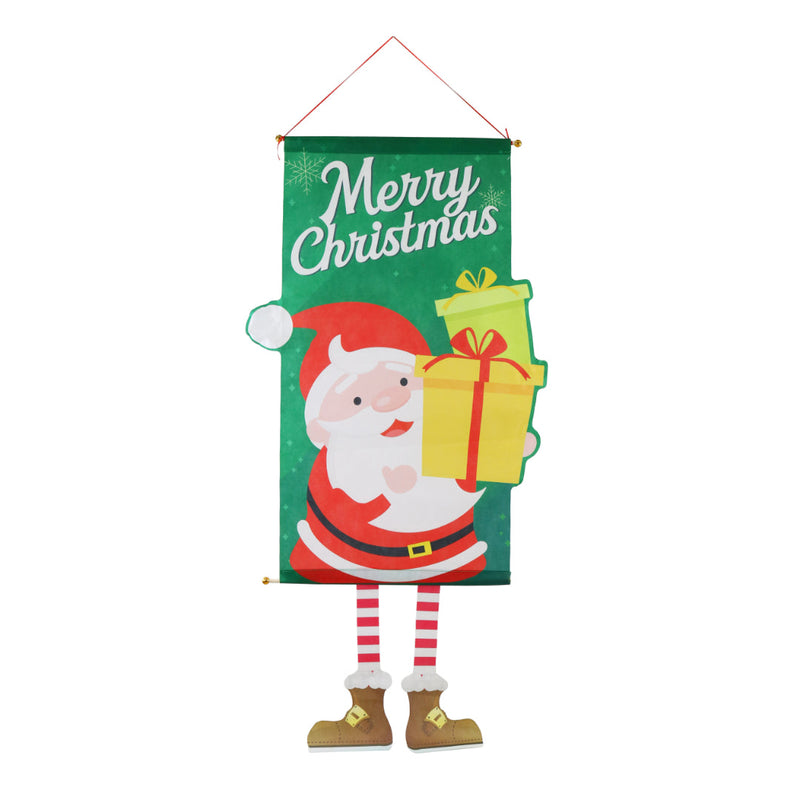 Christmas Banner with Legs Printed 110cm Assorted 3